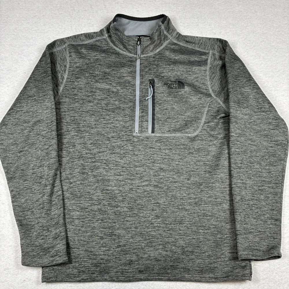 The North Face Men's Canyonlands 1/2 Zip Pullover Medium Grey Outdoors Hiking